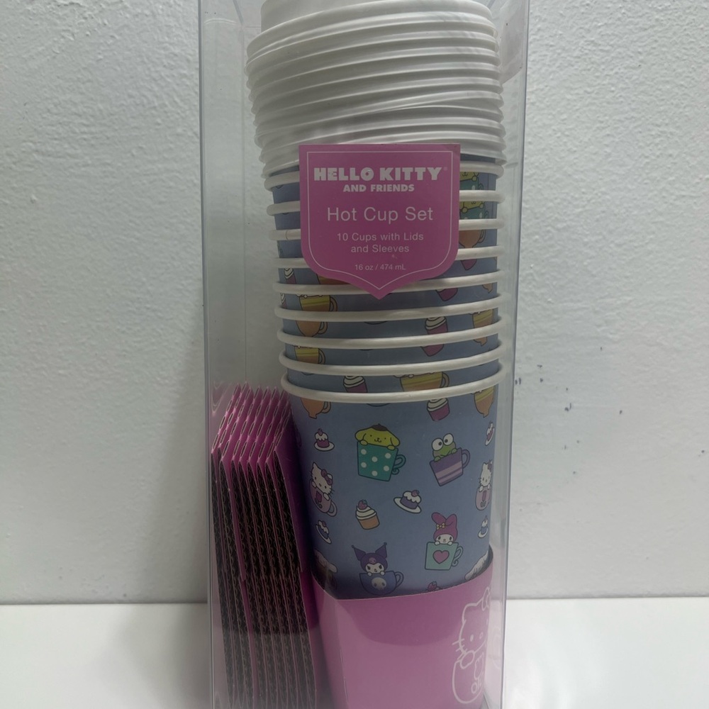 Hello Kitty Hot Cup Set - Pink and White
